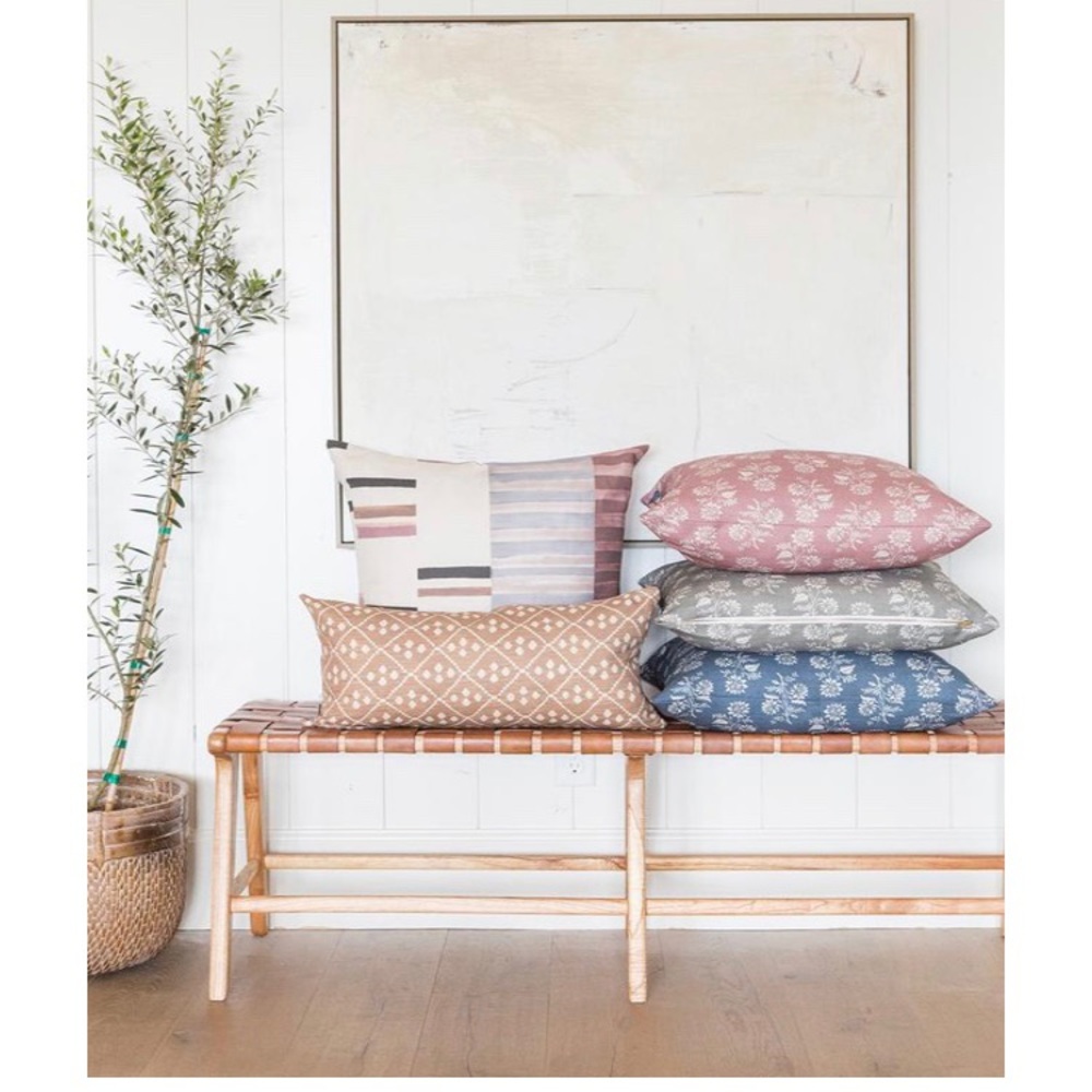 McGee and co mauve pillow cover